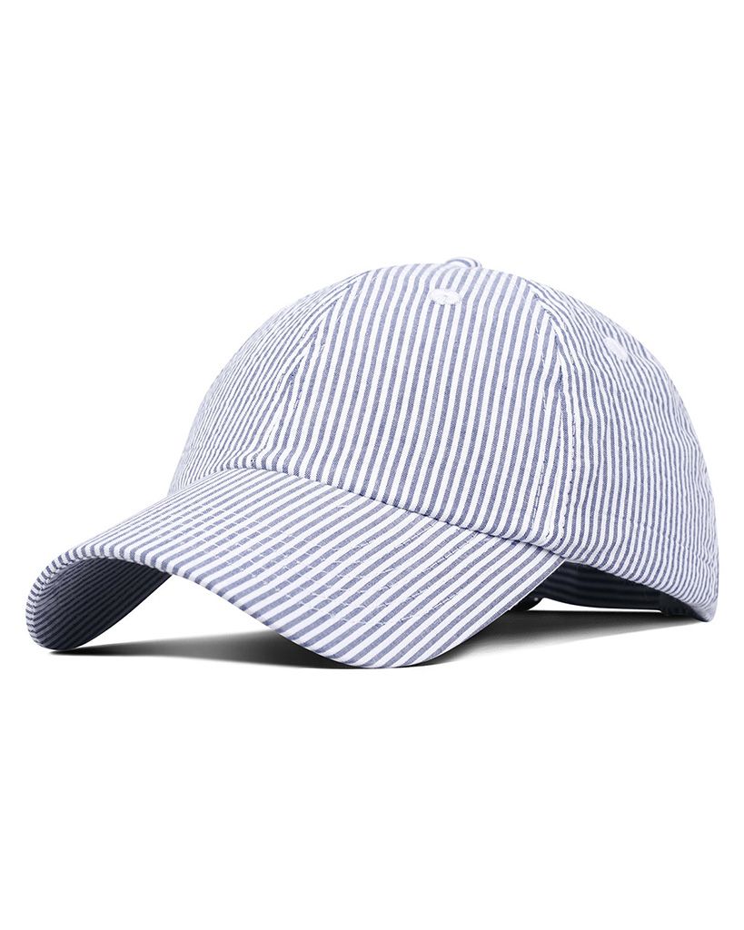 white/blue lining cap