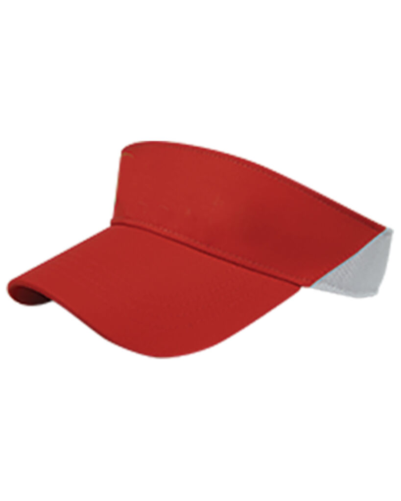 red visor headwear
