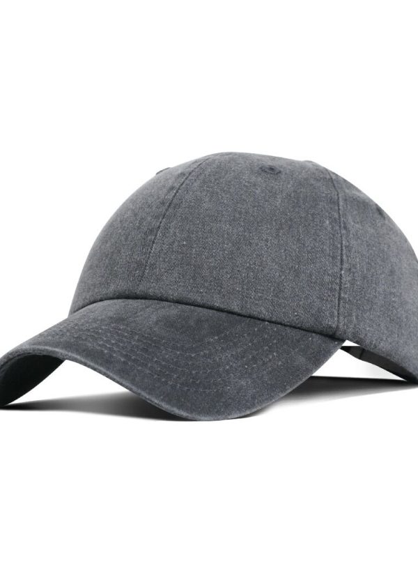 charcoal unstructured cap