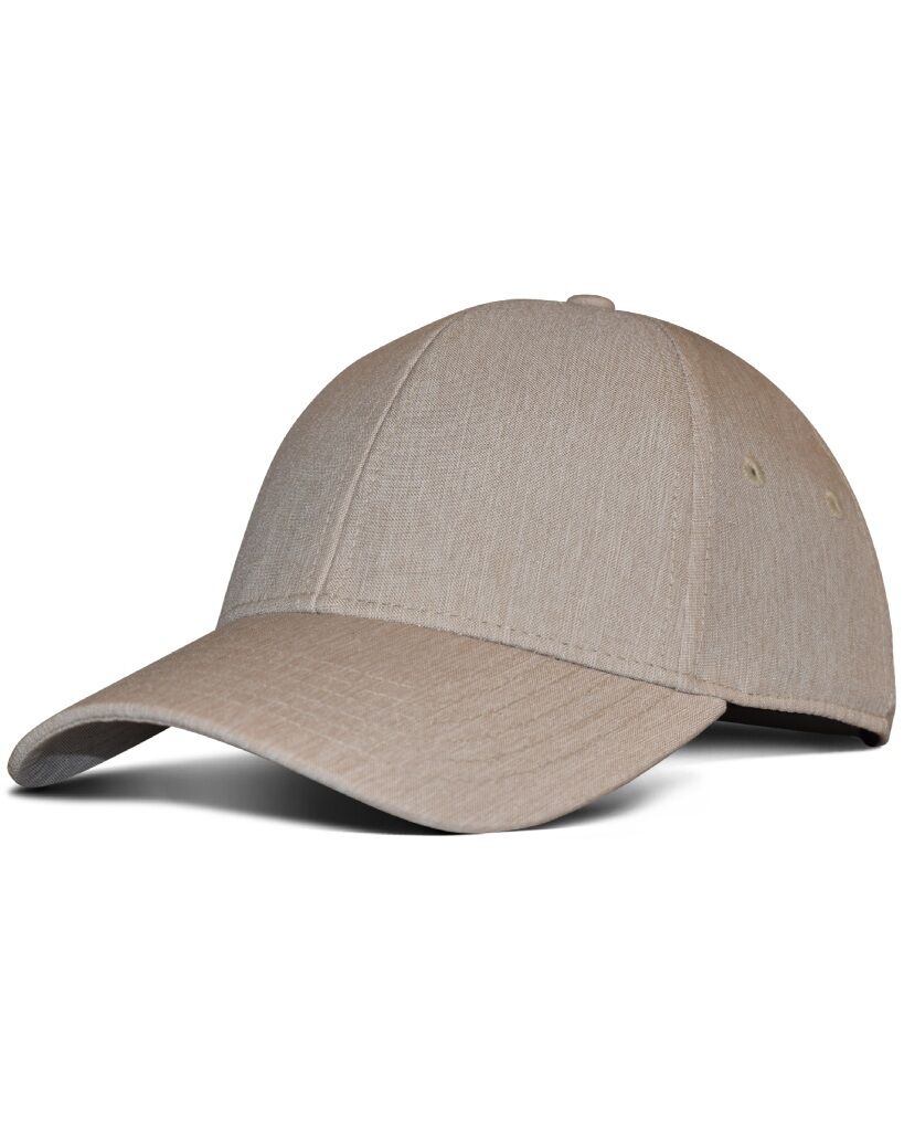 heather natural linen cap