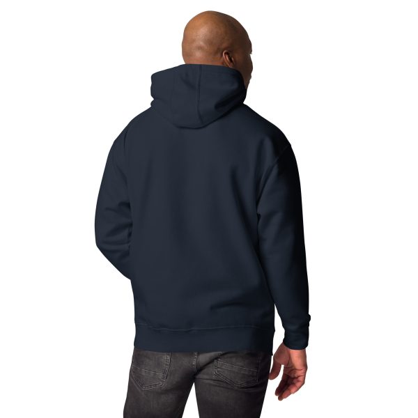 Edgy Men's Hoodie with Make New Discoveries Skull Graphic - Image 4