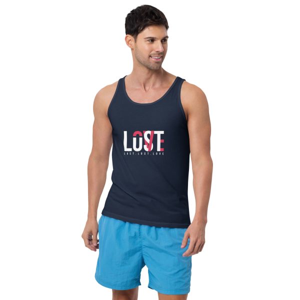 Lust Loss Love Men's Graphic Tank Top Bold Statement Design - Image 3