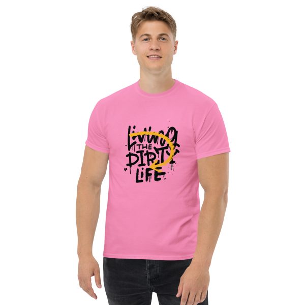 Living the Dirty Life Men's Classic Short Sleeve T-Shirt - Image 3