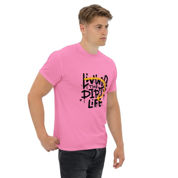 Living the Dirty Life Men's Classic Short Sleeve T-Shirt - Image 4