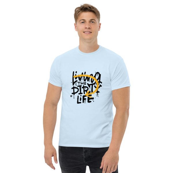 Living the Dirty Life Men's Classic Short Sleeve T-Shirt - Image 11