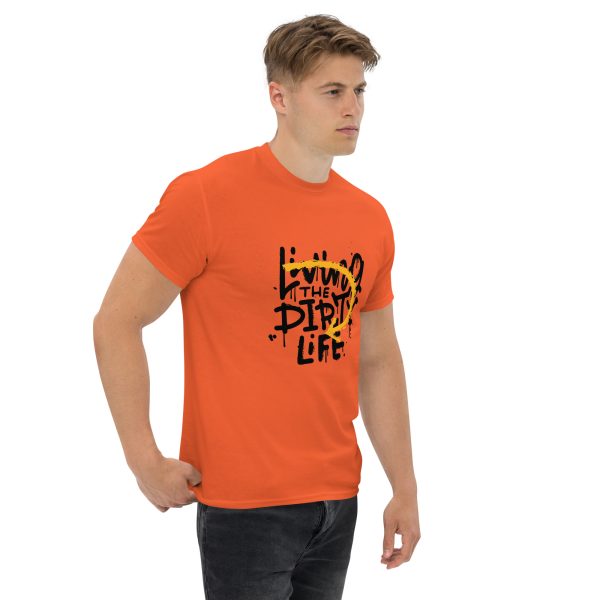 Living the Dirty Life Men's Classic Short Sleeve T-Shirt - Image 2