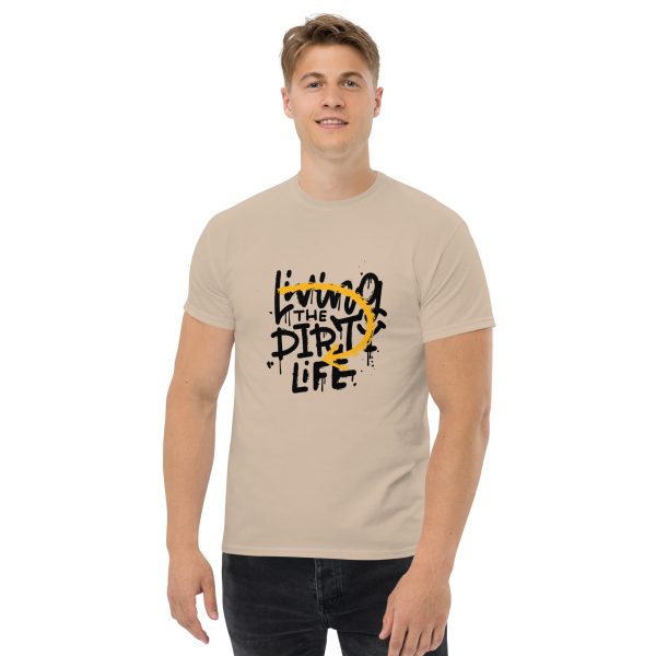 Living the Dirty Life Men's Classic Short Sleeve T-Shirt - Image 7