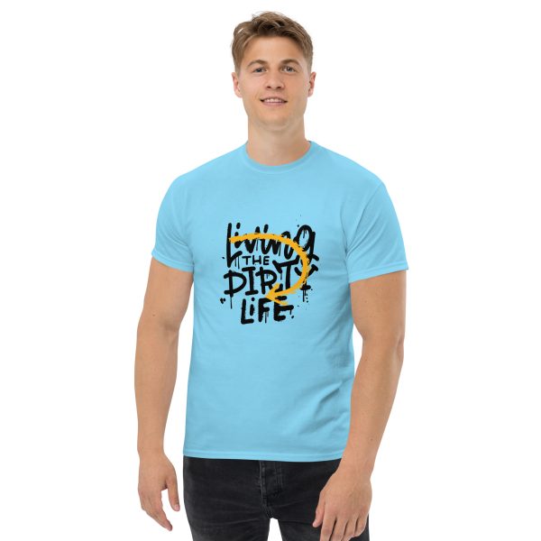 Living the Dirty Life Men's Classic Short Sleeve T-Shirt - Image 9