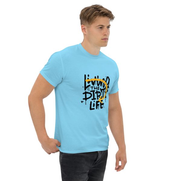 Living the Dirty Life Men's Classic Short Sleeve T-Shirt - Image 10
