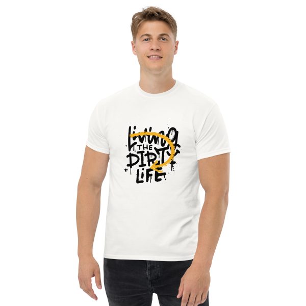 Living the Dirty Life Men's Classic Short Sleeve T-Shirt - Image 13