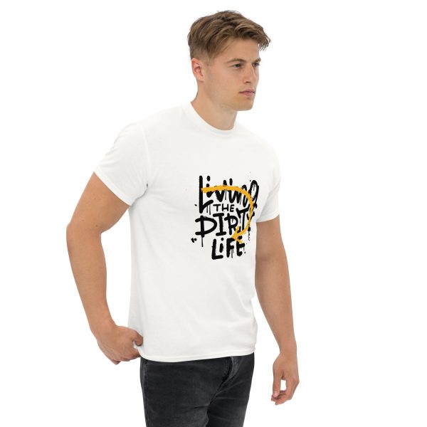 Living the Dirty Life Men's Classic Short Sleeve T-Shirt - Image 14