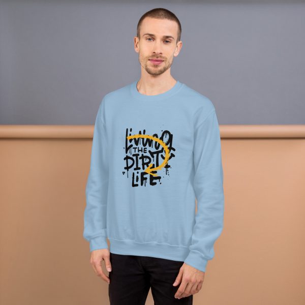 Men's Outdoor Graphic Sweatshirt Living the Dirty Life - Image 2