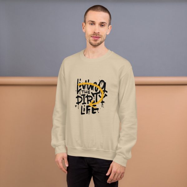 Men's Outdoor Graphic Sweatshirt Living the Dirty Life - Image 6