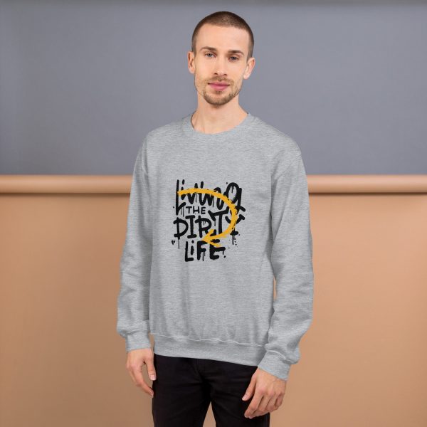 Men's Outdoor Graphic Sweatshirt Living the Dirty Life - Image 4