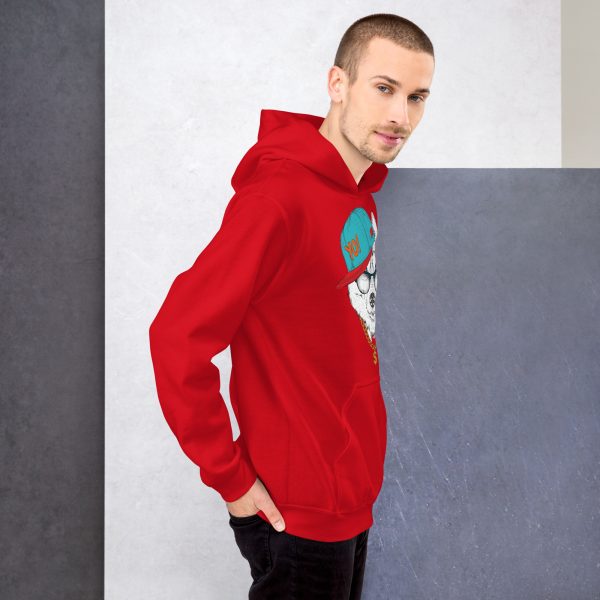 Men's YO! Wolf Hoodie Hip-Hop Inspired Graphic Design - Image 10