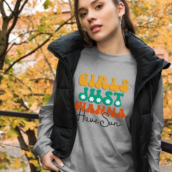 Cute Women's Graphic T-Shirt Girls Just Wanna Have Fun - Image 11