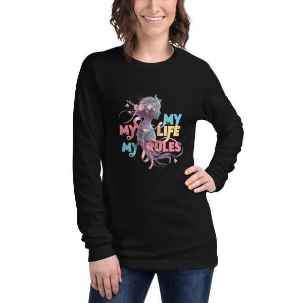 My Life My Rules Women's Long Sleeve Classic T-Shirt - Image 2