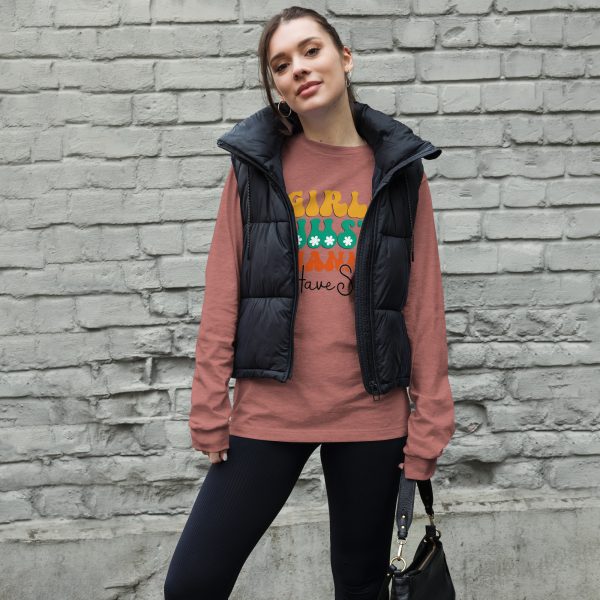 Cute Women's Graphic T-Shirt Girls Just Wanna Have Fun - Image 4