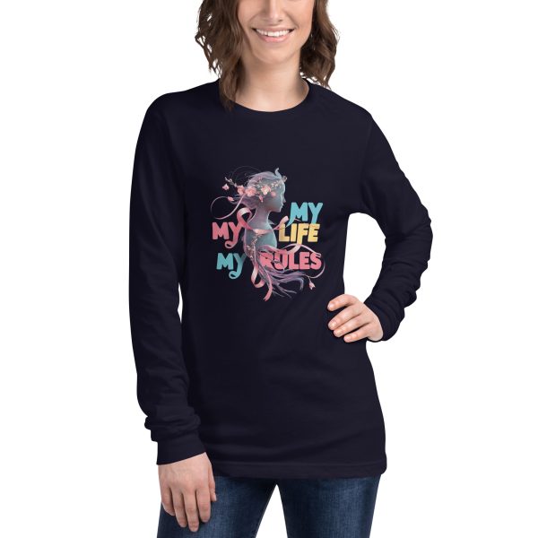 My Life My Rules Women's Long Sleeve Classic T-Shirt - Image 4