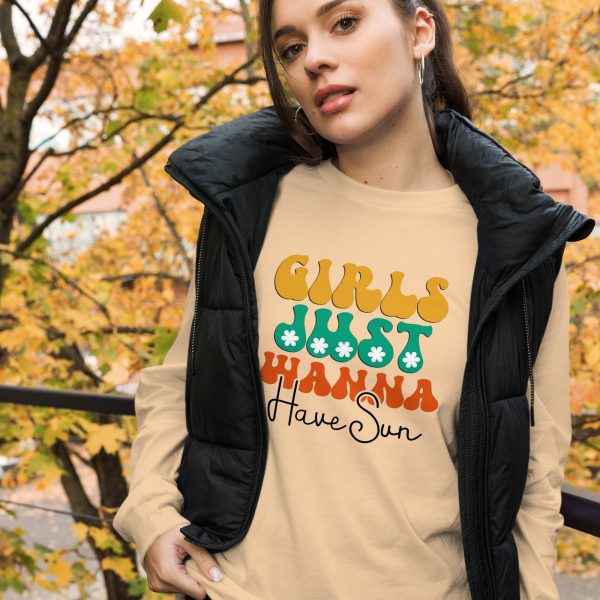 Cute Women's Graphic T-Shirt Girls Just Wanna Have Fun - Image 13