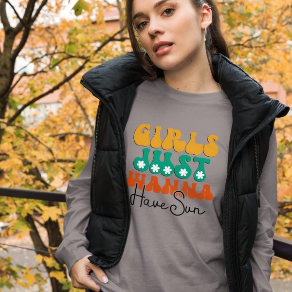 Cute Women's Graphic T-Shirt Girls Just Wanna Have Fun - Image 7