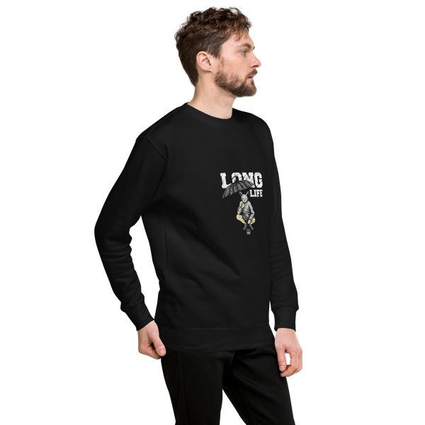 Long Life Stylish Long Sleeve Men's Premium Sweatshirt - Image 2