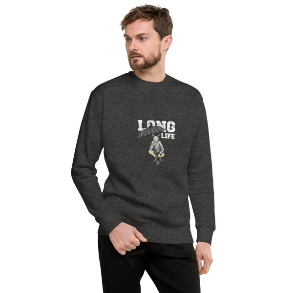 Long Life Stylish Long Sleeve Men's Premium Sweatshirt - Image 5