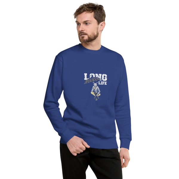 Long Life Stylish Long Sleeve Men's Premium Sweatshirt - Image 7