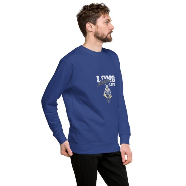 Long Life Stylish Long Sleeve Men's Premium Sweatshirt - Image 8