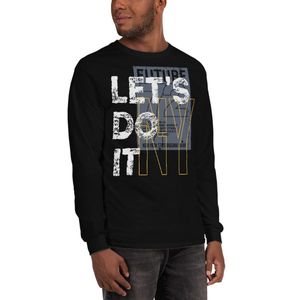 Let's Do It NY, Men's Long Sleeve T-Shirt - Image 2