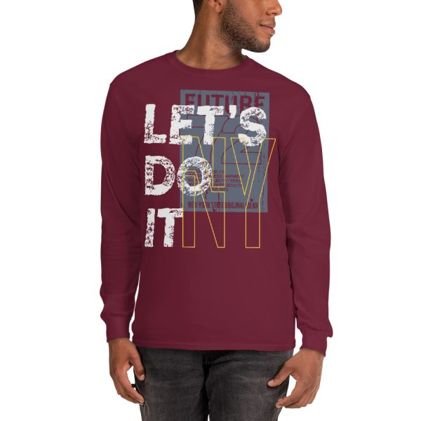 Let's Do It NY, Men's Long Sleeve T-Shirt - Image 5