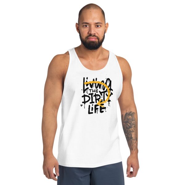 Living the Dirty Life Men's Tank Top Adventurous Design - Image 5