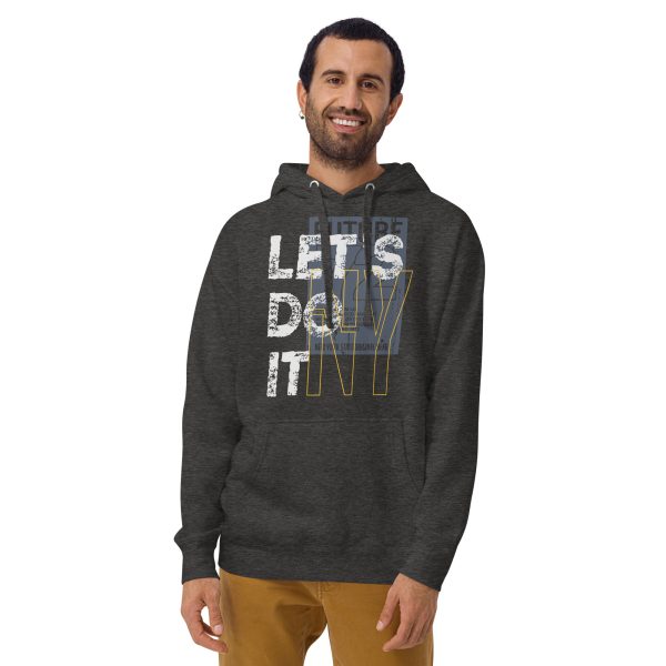 Let's Do It NY Printed Men's Long Sleeve Hoodie - Image 7