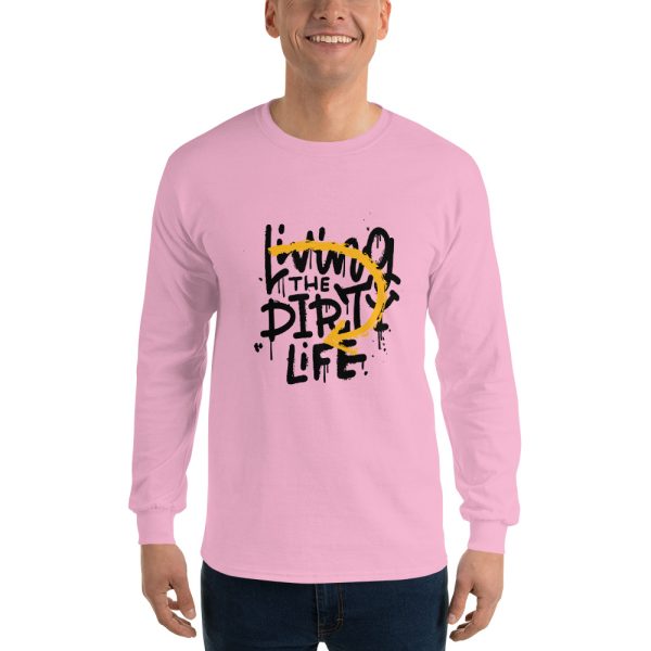 Living The Dirty Life Men's Long Sleeve T-Shirt - Image 7