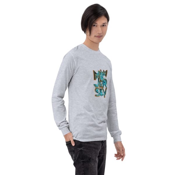 New Jersey Men's Long Sleeve T-Shirt Classic & Stylish - Image 10