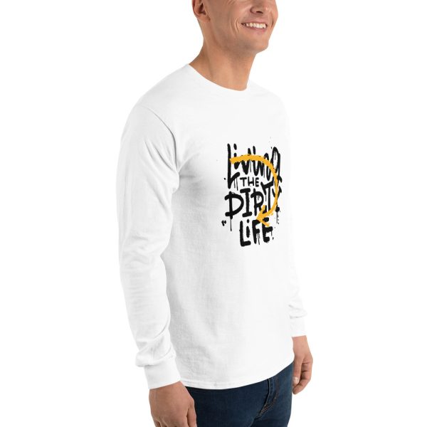 Living The Dirty Life Men's Long Sleeve T-Shirt - Image 10