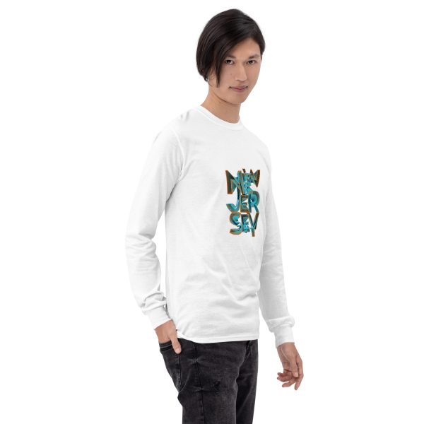 New Jersey Men's Long Sleeve T-Shirt Classic & Stylish - Image 12